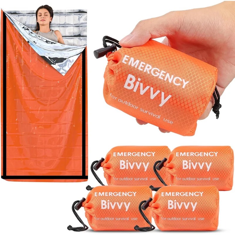 Bivy Sack Lightweight - ถุงนอนฉุกเฉิน ผ้าห่มกันหนาว ไมลาร์กันความร้อน น้ำหนักเบา กันน้ำ พกพาสะดวก