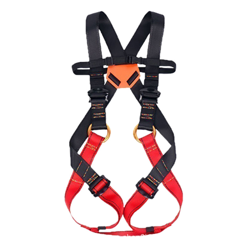 Outdoor Adventure Course - M ขนาดความสูง 106-145 ซม.5 จุดสายรัดสําหรับเด็กผจญภัยในร่มหลักสูตรกลางแจ้ง Rock