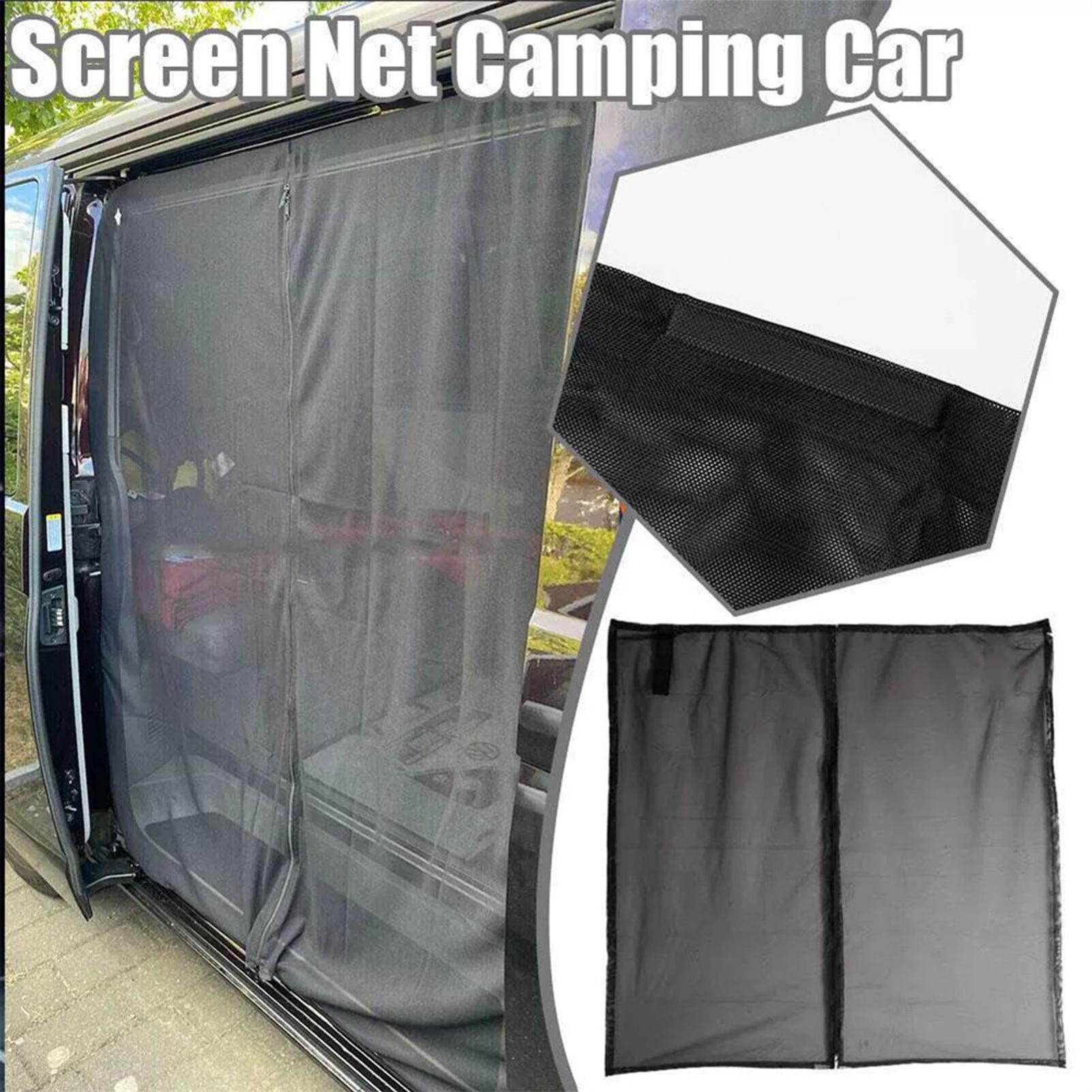 Outdoor Adventure Rv - มุ้งลวดแม่เหล็กสำหรับรถตู้ ป้องกันรังสียูวี อุปกรณ์เสริมสำหรับยานพาหนะ มุ้งกันแมลงสำหรับประตูข้างรถบ้าน สำหรับการตั้งแคมป์และการผจญภัยกลางแจ้ง