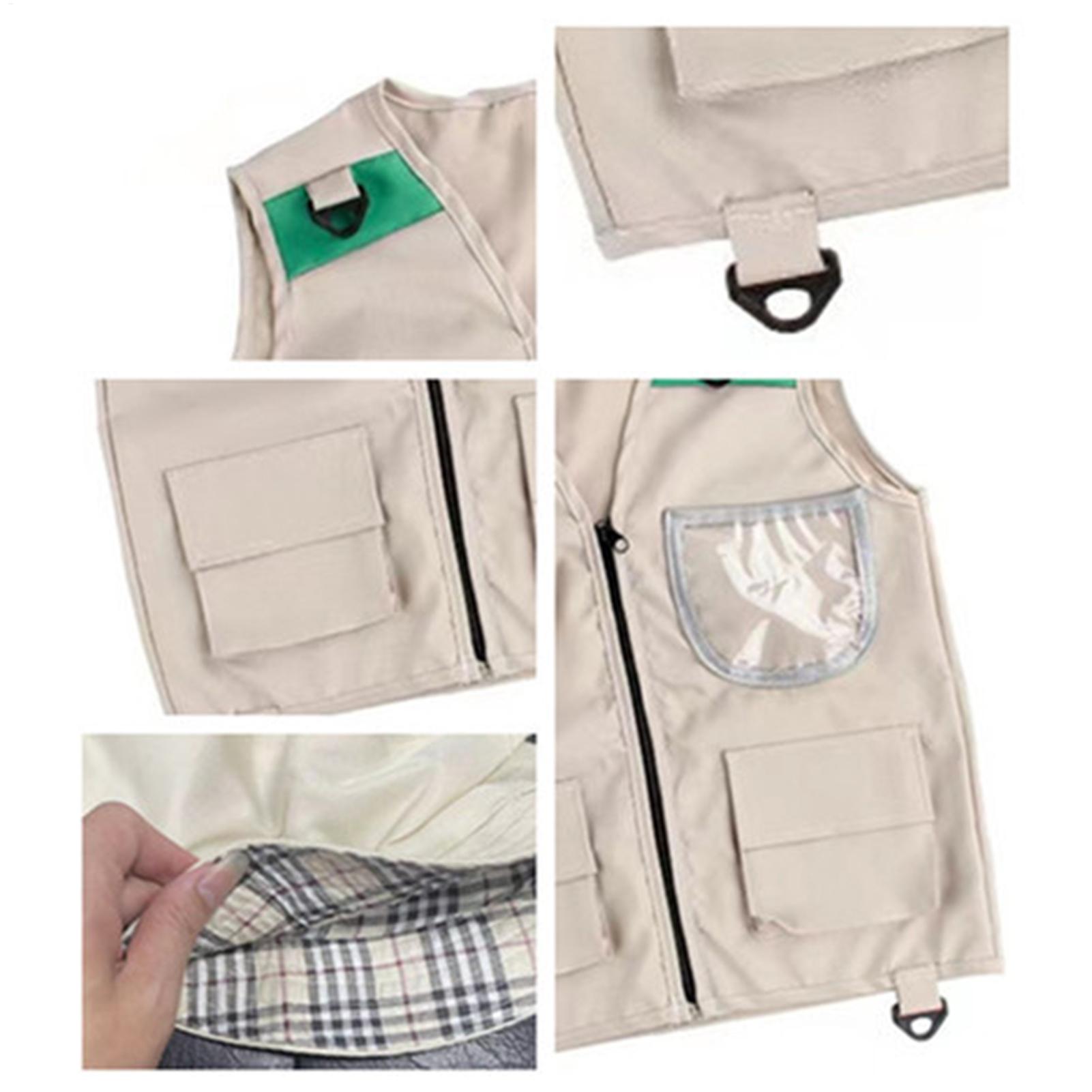 ชุดเสื้อกั๊กและหมวกนักสำรวจสำห - Outdoor Adventure Kit For Boys บทวิจารณ์และราคา