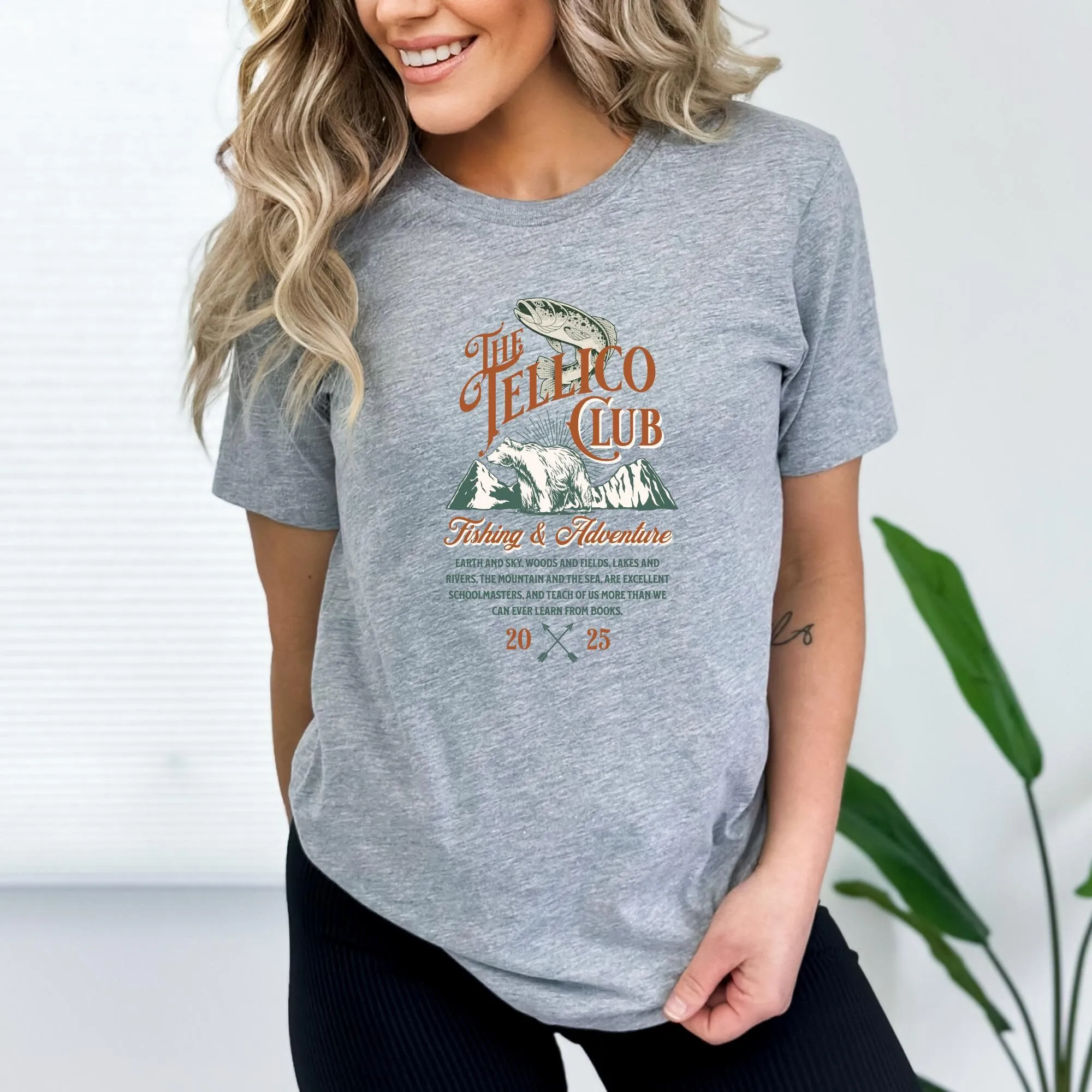 เสื้อยืดเทลลิโก คลับสำหรับผู้ร - Outdoor Adventure Club บทวิจารณ์และราคา