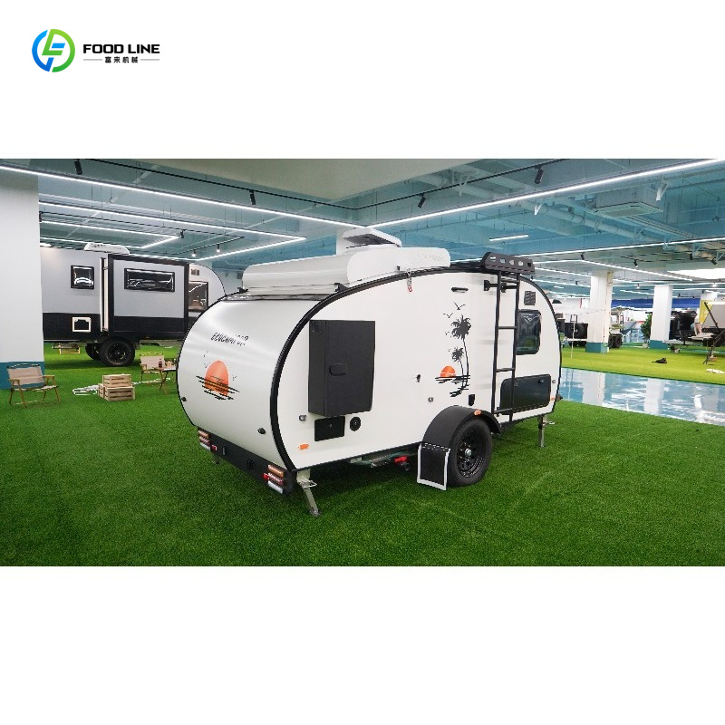 รถพ่วงแคมป์ปิ้งแบบพกพาสำหรับกา - Outdoor Adventure Rv บทวิจารณ์และราคา