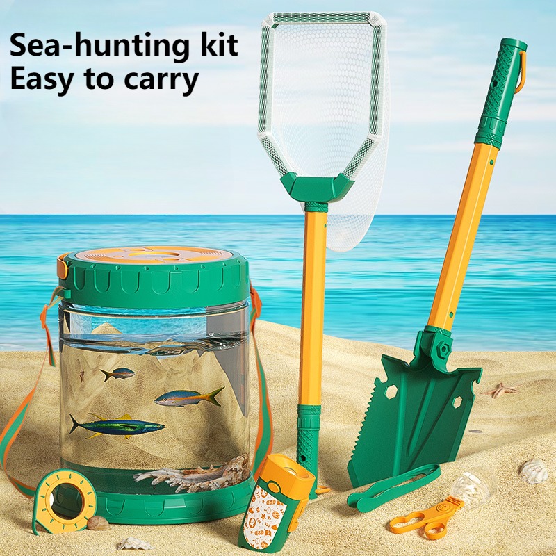 เซ็ตจับทะเลของเล่นเด็กเล่นชายห - Outdoor Adventure With Kids บทวิจารณ์และราคา