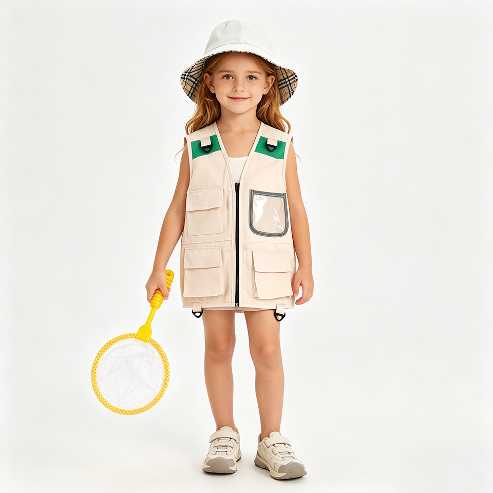 ชุดนักสำรวจผจญภัย เสื้อกั๊กและ - Outdoor Adventure Kit For Boys บทวิจารณ์และราคา