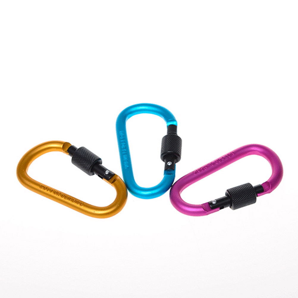 1 ชิ้น พวงกุญแจคาราบิเนอร์ล็อค - Carabiner Locking D บทวิจารณ์และราคา