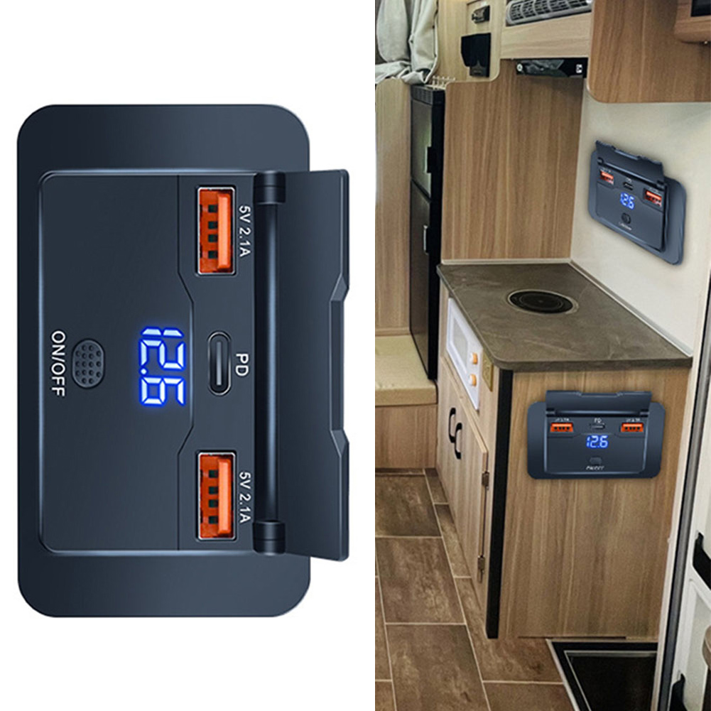 ที่ชาร์จไฟสำหรับรถบรรทุก ปลั๊ก - Outdoor Adventure Rv บทวิจารณ์และราคา