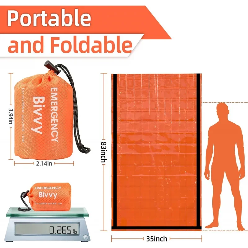 ถุงนอนฉุกเฉินแบบกันความร้อน ผ้ - Bivy Sack Lightweight บทวิจารณ์และราคา