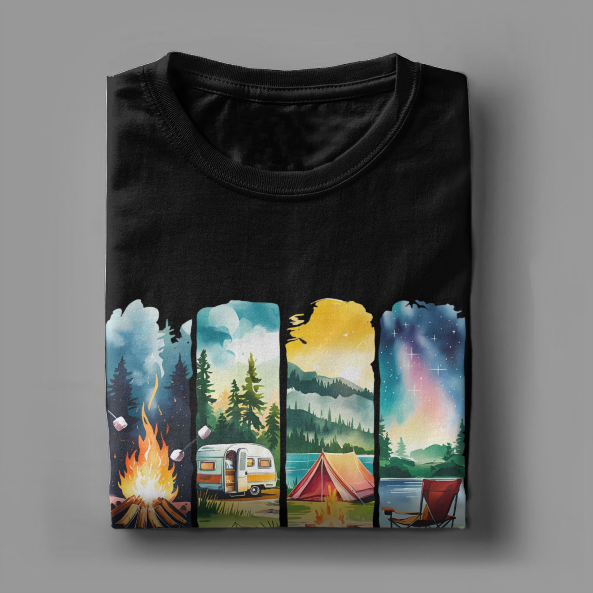 เสื้อยืด Camping Life RV เต็นท - Outdoor Adventure Rv บทวิจารณ์และราคา