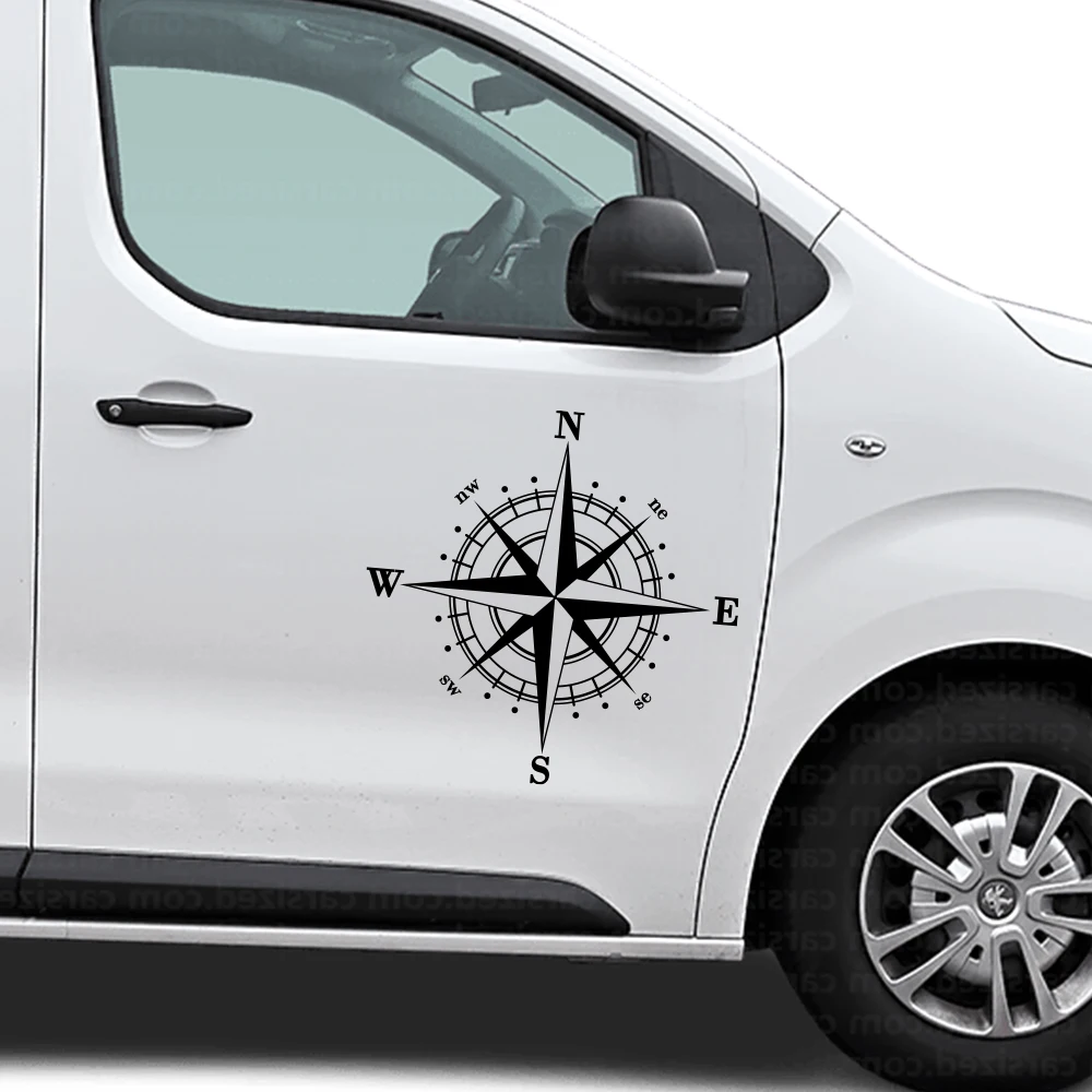 เข็มทิศกันน้ํา Camping Decals  - Outdoor Adventure Rv บทวิจารณ์และราคา