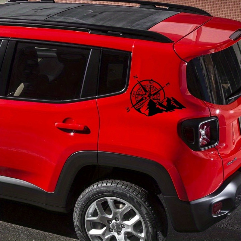 สติ๊กเกอร์ไวนิลเข็มทิศภูเขา 2  - Outdoor Adventure Rv บทวิจารณ์และราคา