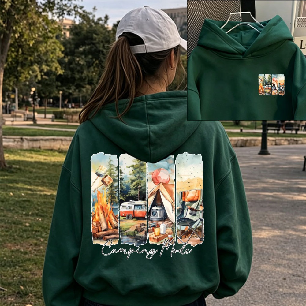 เสื้อฮู้ดดี้ลายกราฟิกสำหรับผู้ - Outdoor Adventure Rv บทวิจารณ์และราคา