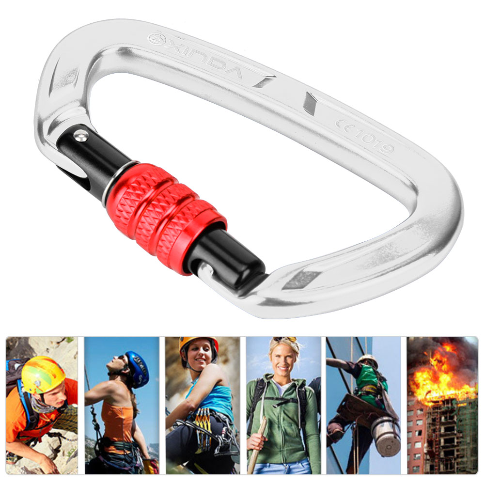 คาราบิเนอร์ล็อคแบบเกลียวรูปตัว - Carabiner Locking D บทวิจารณ์และราคา