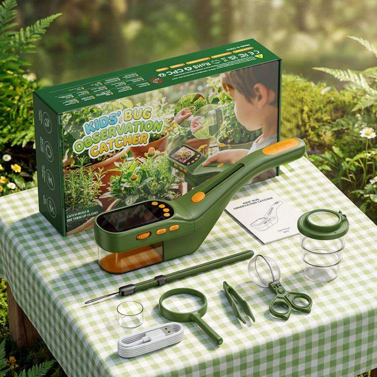 กล้องจุลทรรศน์พลาสติกสำหรับเด็ - Outdoor Adventure With Kids บทวิจารณ์และราคา