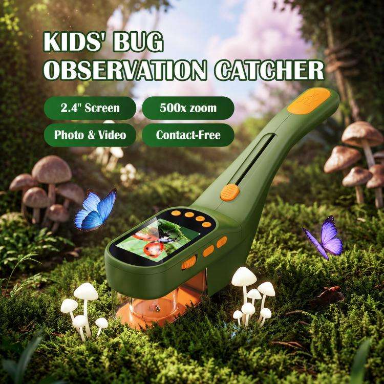 กล้องจุลทรรศน์พลาสติกสำหรับเด็ - Outdoor Adventure With Kids บทวิจารณ์และราคา