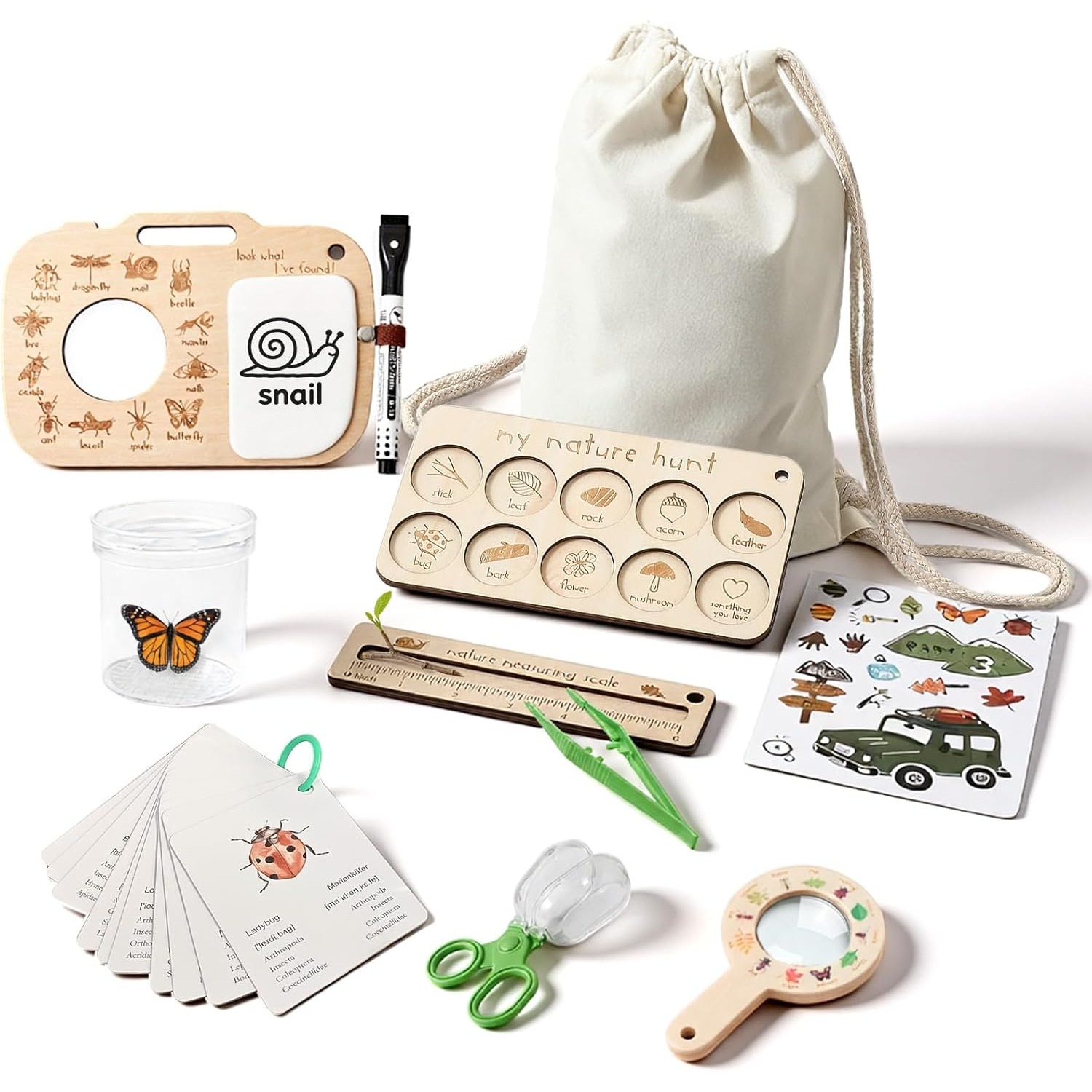 ชุดจับแมลงสำหรับเด็ก พร้อมกล่อ - Outdoor Adventure Kit For Boys บทวิจารณ์และราคา